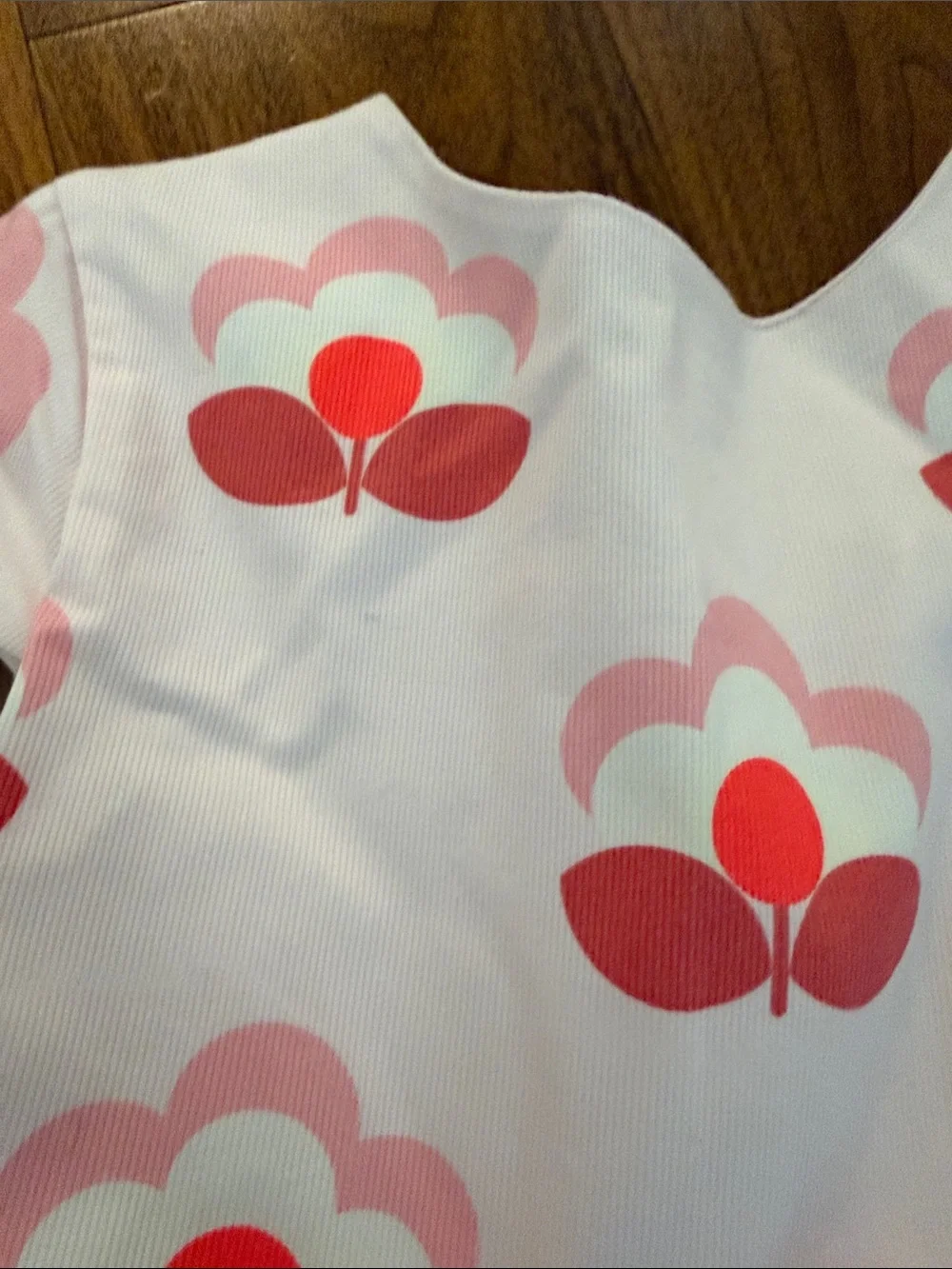 Jacadi perfect condition pink cotton floral flare dress - perfect condition.
